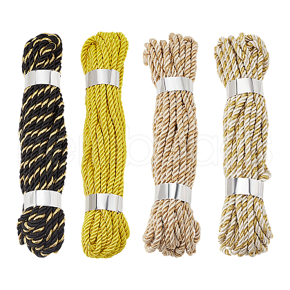   4 Rolls 4 Colors Polyester Cord OCOR-PH0005-11-1