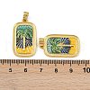 Brass Enamel Pendants KK-L190-010G-02-3