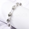 Brass Beads Slider Bracelets for Women BJEW-D317-01P-3