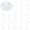 120Pcs 6 Style Acrylic L-Shaped Nose Ring AJEW-YW0001-11A-1