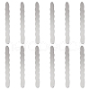 BENECREAT 12Pcs Stainless Steel Flat Ring Blanks FIND-BC0013-43-1