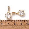 Brass Micro Pave Cubic Zirconia Pendants KK-Z112-07G-3