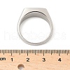 316L Stainless Steel Natural Malachite Finger Rings for Women RJEW-U054-02C-01P-5