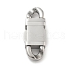 304 Stainless Steel Snap Clasps STAS-V008-23P-1