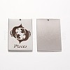 Tarnish Resistant Rectangle Stainless Steel Pendants STAS-M259-01-AAA-1