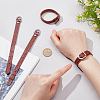 Flat PU Imitation Leather Cord Bracelets for Women Men BJEW-WH0020-70A-3