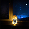 PVC Lamp Film for DIY Colorful Light Hanging Lamp Frosted Glass Jar DIY-WH0408-004-5