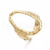304 Stainless Steel Oval Open Cuff Ring RJEW-T023-91G-3