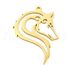 304 Stainless Steel Pendants STAS-Q255-06G-1