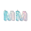 Transparent Epoxy Resin Pendants CRES-XCP0001-32M-1