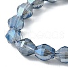 Electroplate Glass Beads Strands EGLA-L045-H-FR01-3