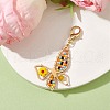 Glass Beads Pendant Decorations HJEW-MZ00044-2