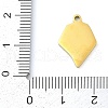 304 Stainless Steel Pendants STAS-F315-08G-04-3