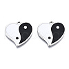 Eco-Friendly Alloy Enamel Pendants X-ENAM-T011-48P-NR-1