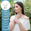 Unicraftale 16Pcs 8 Styles Boho Style 304 Stainless Steel Multi-Strand Links STAS-UN0057-78-6