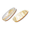 Natural Yellow Shell Pendants SHEL-N026-160B-3