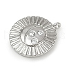 Brass Micro Pave Cubic Zirconia Pendants KK-M322-36P-1