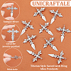 Unicraftale 30Pcs Tibetan Style Sword with Wing Alloy Pendants TIBEP-UN0001-08-5