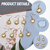 8 Pairs 8 Styles Blank Glass Dome Dangle Earrings EJEW-AB00004-2
