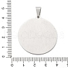304 Stainless Steel Pendants STAS-F313-15P-3