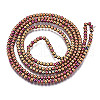 Electroplate Glass Beads Strands EGLA-S195-02D-03-2