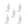 Non-Tarnish 201 Stainless Steel Pendants STAS-N090-LA910-1-2