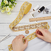 FINGERINSPIRE 10 Yards Ethnic Style Embroidery Polyester Ribbons OCOR-FG0002-24B-3