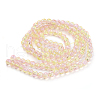 Spray Painted Crackle Glass Beads Strands X-CCG-Q002-6mm-03-3
