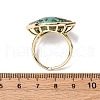Horse Eye Natural African Turquoise(Jasper) Cuff Rings RJEW-M076-04G-06-3