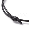 Adjustable Waxed Polyester Cord Bracelet Making AJEW-JB01317-03-3
