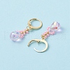 Glass Seed Beads Leverback Earrings EJEW-MZ00398-02-4