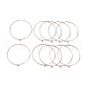 Ion Plating(IP) 316 Surgical Stainless Steel Wine Glass Charms Rings STAS-L214-01G-01RG-1