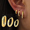 3Pcs S925 Sterling Silver Hoop Earrings UA6918-1-1