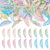  60Pcs 6 Colors Transparent Acrylic Pendants TACR-TA0001-29-11