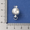 Brass Magnetic Clasps with Loops X-MC022-S-3