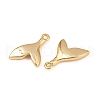 Ocean Theme Brass Charms KK-F902-07M-G-2