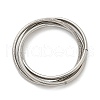 201 Stainless Steel Trinity Interlocking Ring Finger Rings FS-WG6776A-07-1