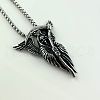 Punk Stainless Steel Grim Reaper Pendant Necklaces for Men OF4864-4