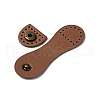 Semi-circle Cowhide Leather Sew on Purse Clasps FIND-D027-02C-3