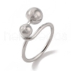 Non-Tarnish 304 Stainless Steel Finger Rings for Women RJEW-G315-06P-1
