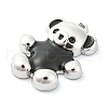 Rack Plating Alloy Enamel Pendants ENAM-Z016-04P-2