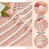 Glass Pearl Beads Strands SHEL-WH0001-009A-1-5