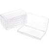 Transparent Plastic Bead Containers CON-FH0001-21A-1