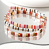 3Pcs 3 Colors Bohemian Style Glass Seed Beads Stretch Bracelets for Women VA2508-3