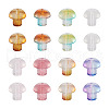 Craftdady 80Pcs 8 Colors Transparent Glass Beads GLAA-CD0001-17-11