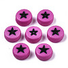 Opaque Acrylic Beads MACR-N008-32B-2