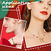 SOFPLATE Christmas Themed Transparent Acrylic Beads MACR-SP0001-30A-5