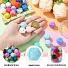 Hexagon Food Grade Silicone Focal Beads SIL-CJC0005-07-3