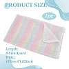 Rainbow Polyester Fabric DIY-WH0888-015-2