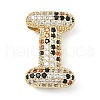 Brass Micro Pave Cubic Zirconia Pendants KK-Z108-02G-I-1
